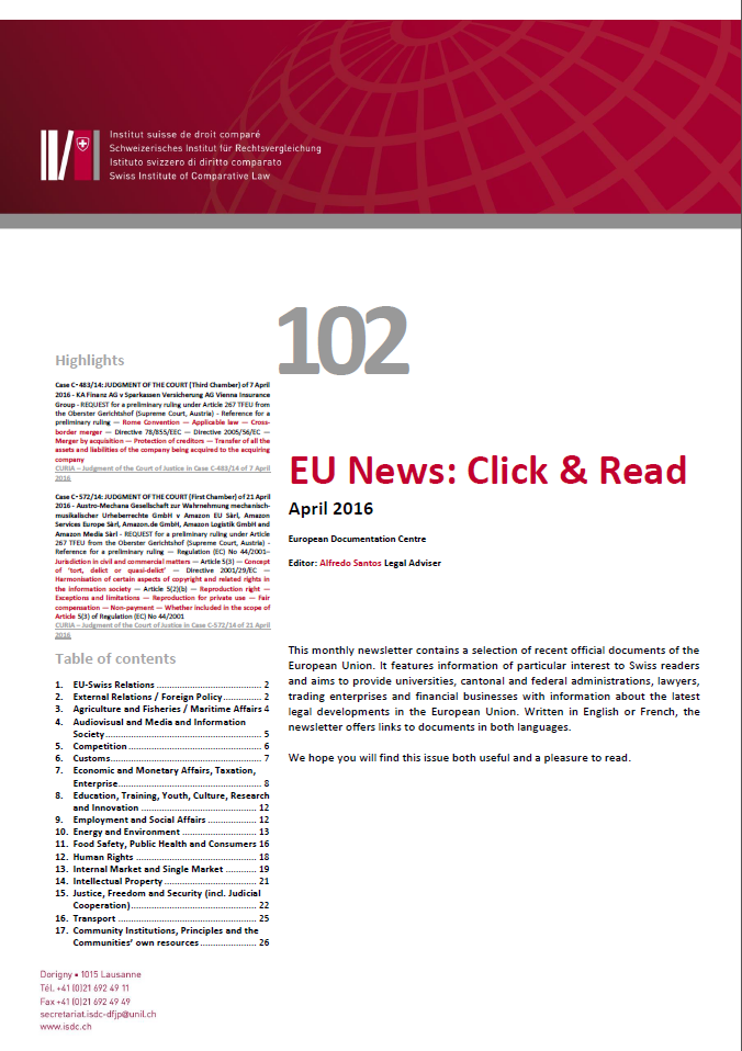 EU NEWS: CLICK & READ 102
