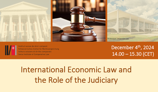 International Economic Law and the Role of the Judiciary
